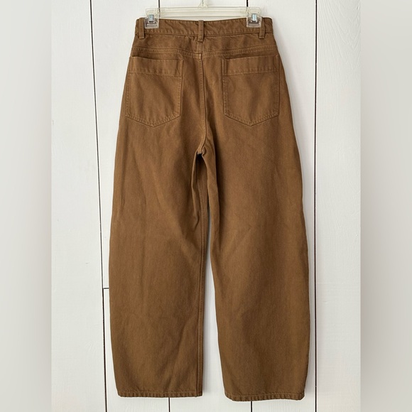 Nili Lotan Tribeca Pant in Coffee Sz 4 Barrel - Picture 5 of 12